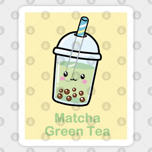 Matcha Green Tea Sticker by SirBobalot